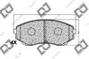 DJ PARTS BP1417 Brake Pad Set, disc brake